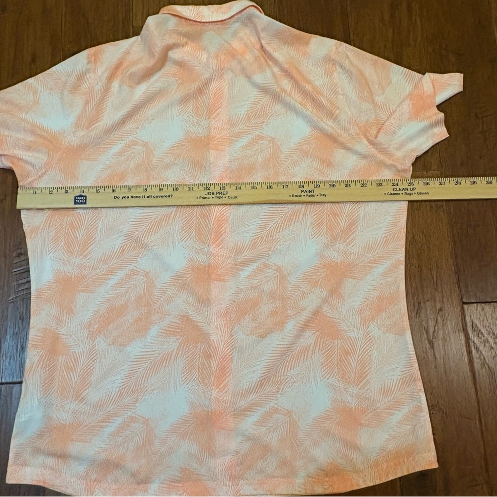Brand New Mens Puma Tournament Edition Tropical/Palm Stretch Button Down XL‎ - Picture 6 of 8